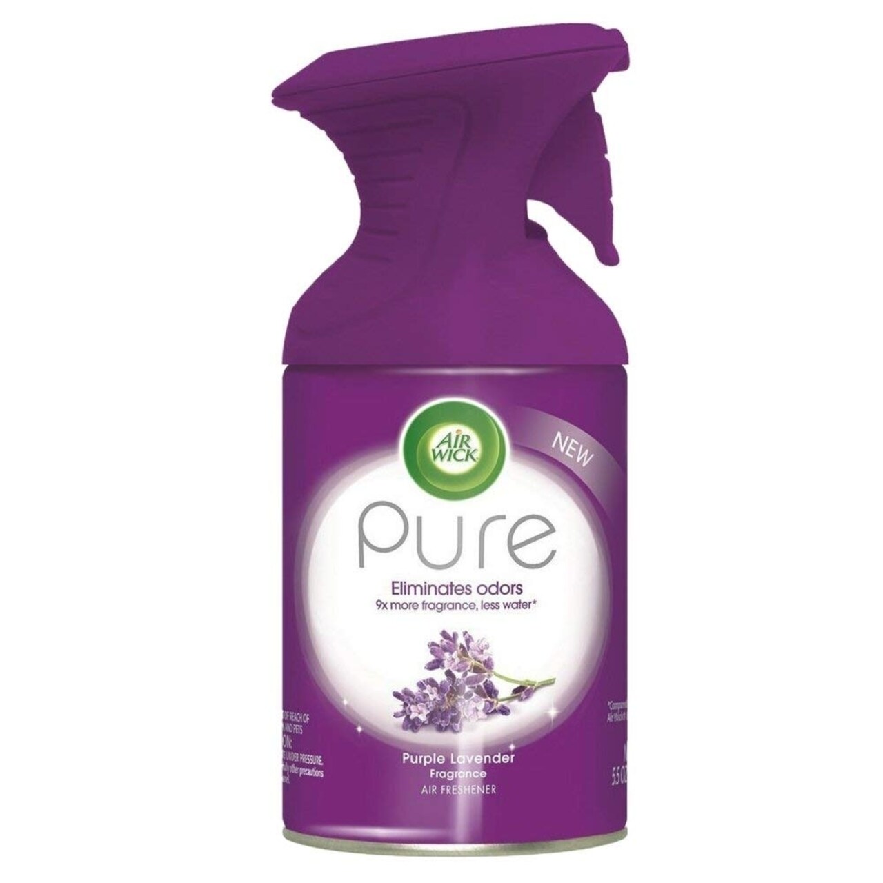 Air Wick Pure Air Freshener - Purple Lavender - Net Wt. 5.5 OZ (156 g) Per Can (Pack of 3)